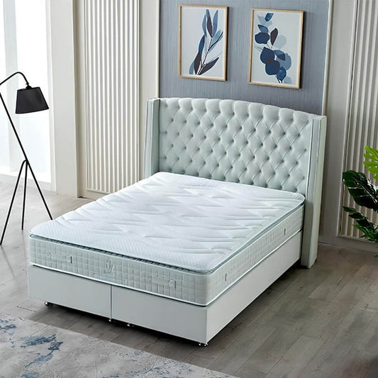 Boston Ottoman Super king Bed