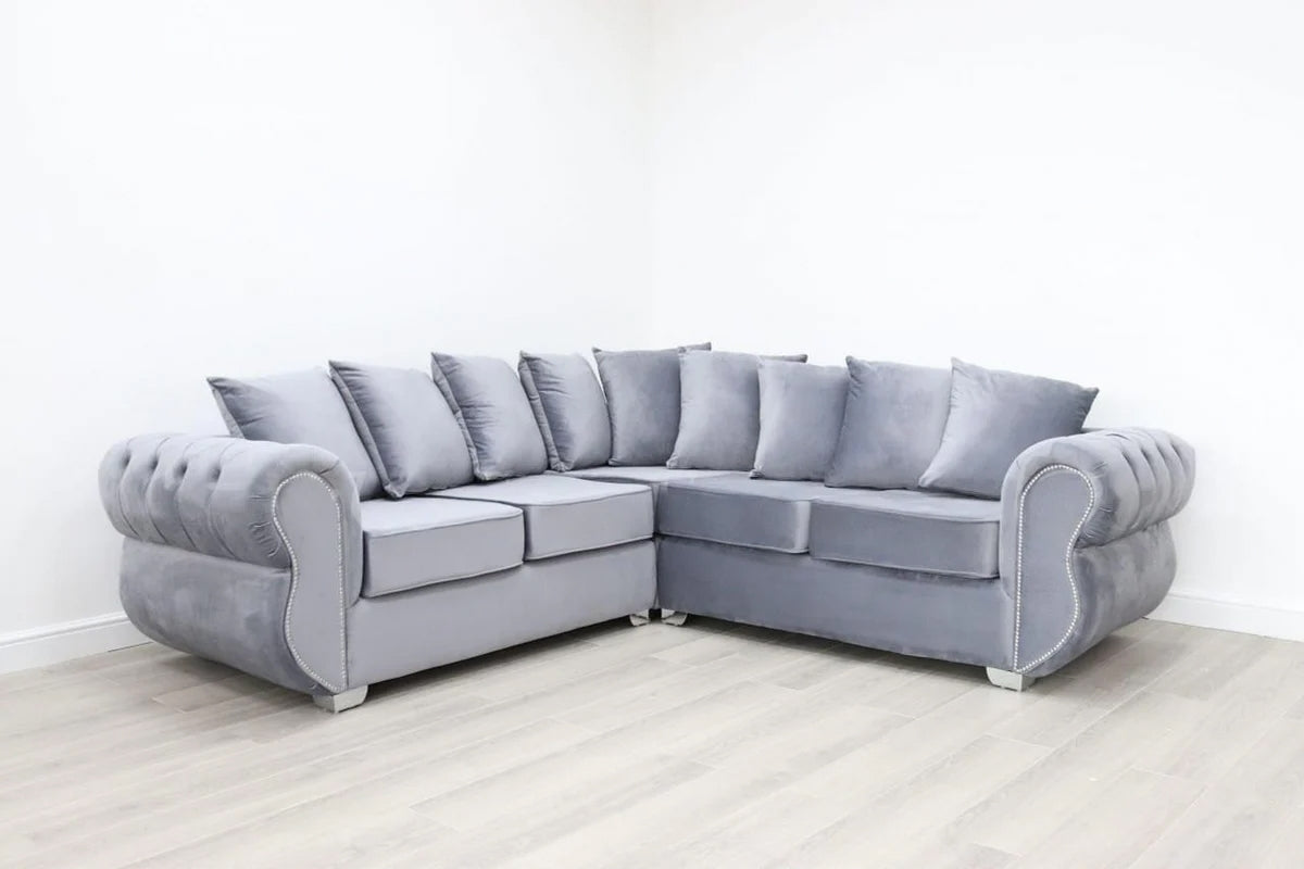 Riva Velvet Corner Sofa