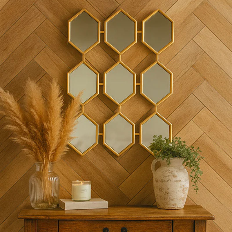 Dream Pane Mirror G-M007 Gold/Silver
