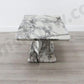 Nantes Black & White Marble Effect Coffee Table