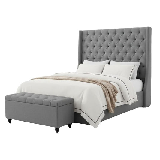 Chesterfield Wingback Bed
