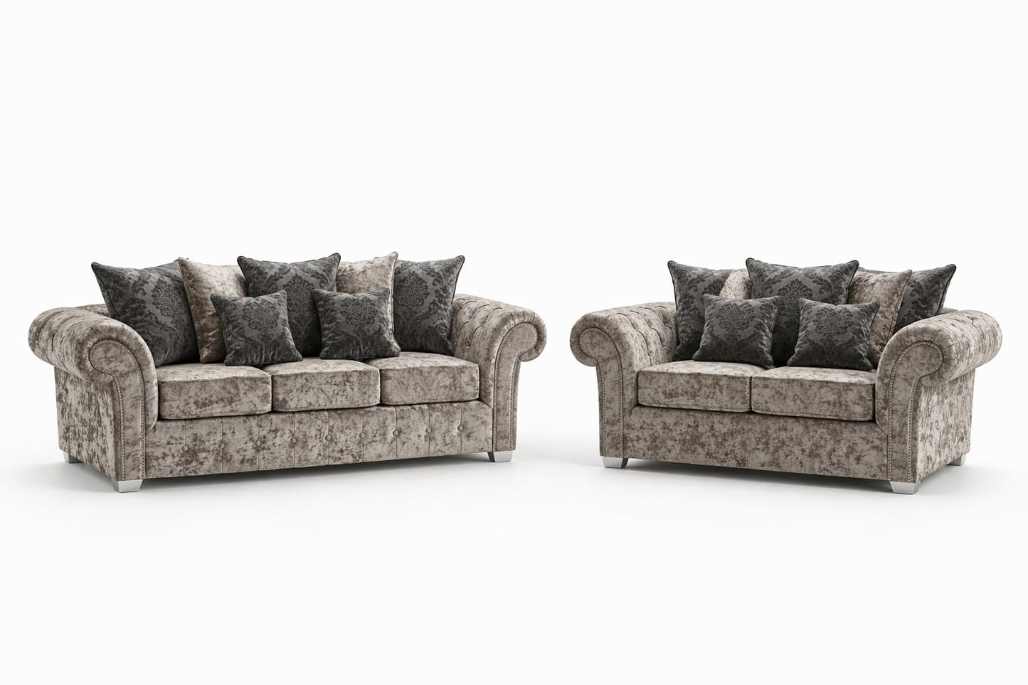 Luxury Cushion Back Chesterfield Sofa