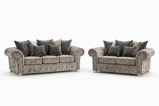Luxury Cushion Back Chesterfield Sofa