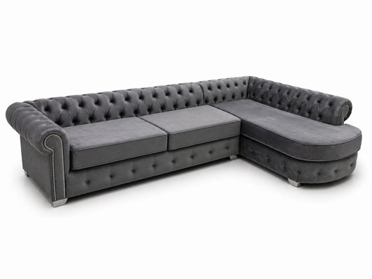 Chesterfield Corner Sofa with Chaise