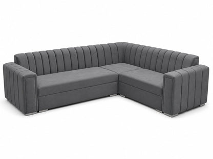 Hudson Grey Corner Sofa