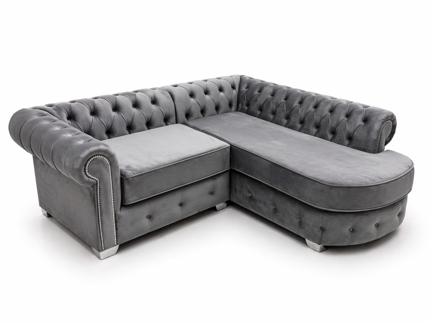 Chesterfield Corner Sofa with Chaise