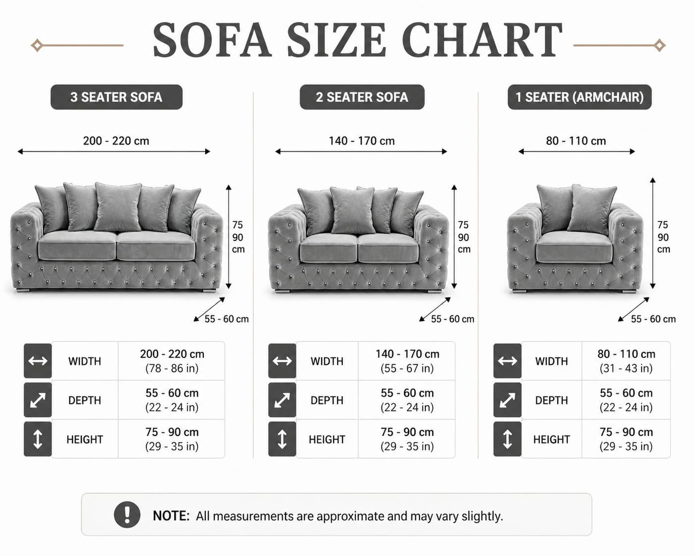 Luxury Grey Velvet Chesterfield Sofa – Diamond Tufted
