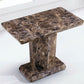 Nantes Brown Marble Effect Coffee Table