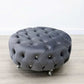 Upholstered Round Footstool/Coffee Table
