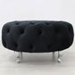 Upholstered Round Footstool/Coffee Table