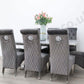 Sorrento Dining Table & 8 Leon Chairs