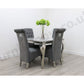 1m Rome & 4 Leon Chairs