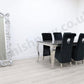 2m Rome & 6 Leon Chairs