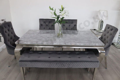 1.8m Rome & 4 Madrid Chairs And A Madrid Bench