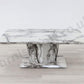 Nantes Black & White Marble Effect Coffee Table