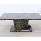 Nantes Brown Marble Effect Coffee Table