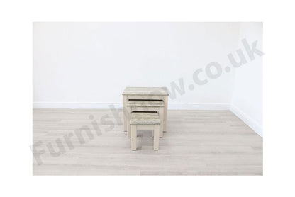 Lyon Oak Mable Effect Nest of Tables