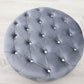 Upholstered Round Footstool/Coffee Table