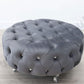 Upholstered Round Footstool/Coffee Table