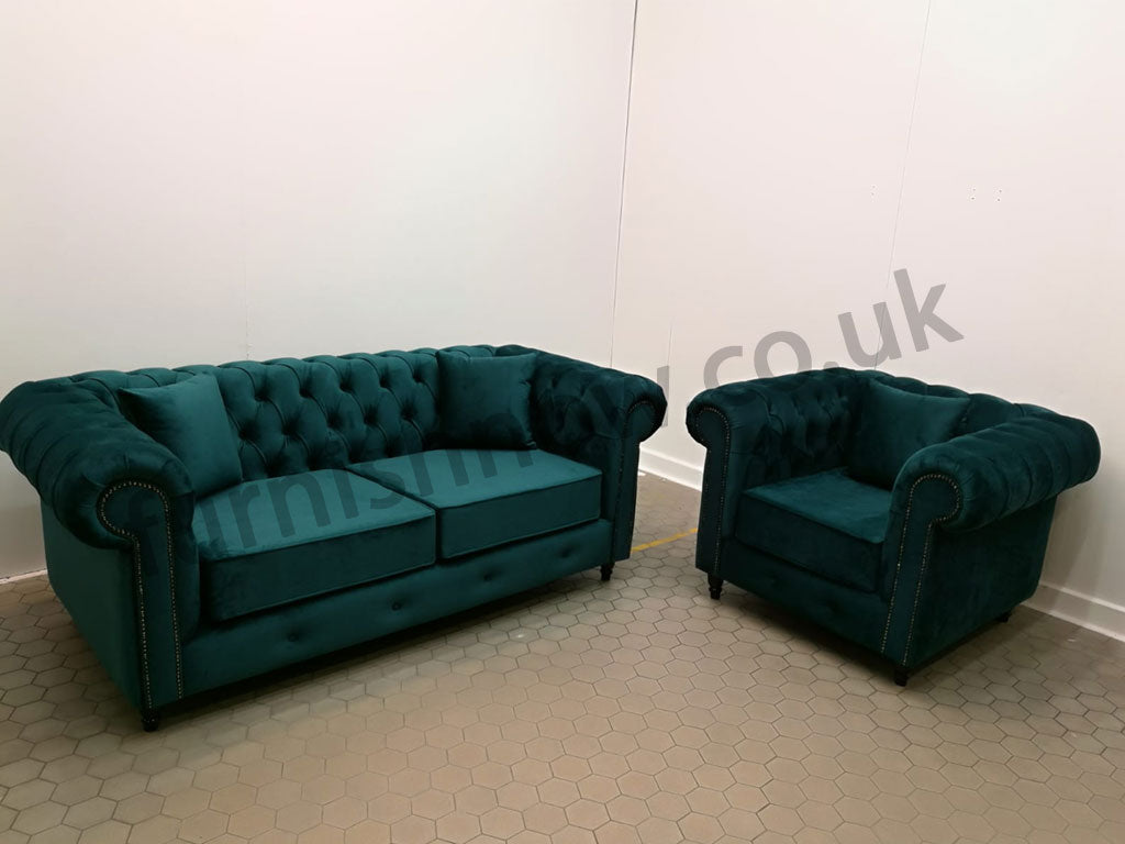 Chesterfield Velvet Sofa