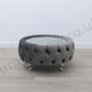 Upholstered Round Footstool/Coffee Table