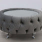 Upholstered Round Footstool/Coffee Table