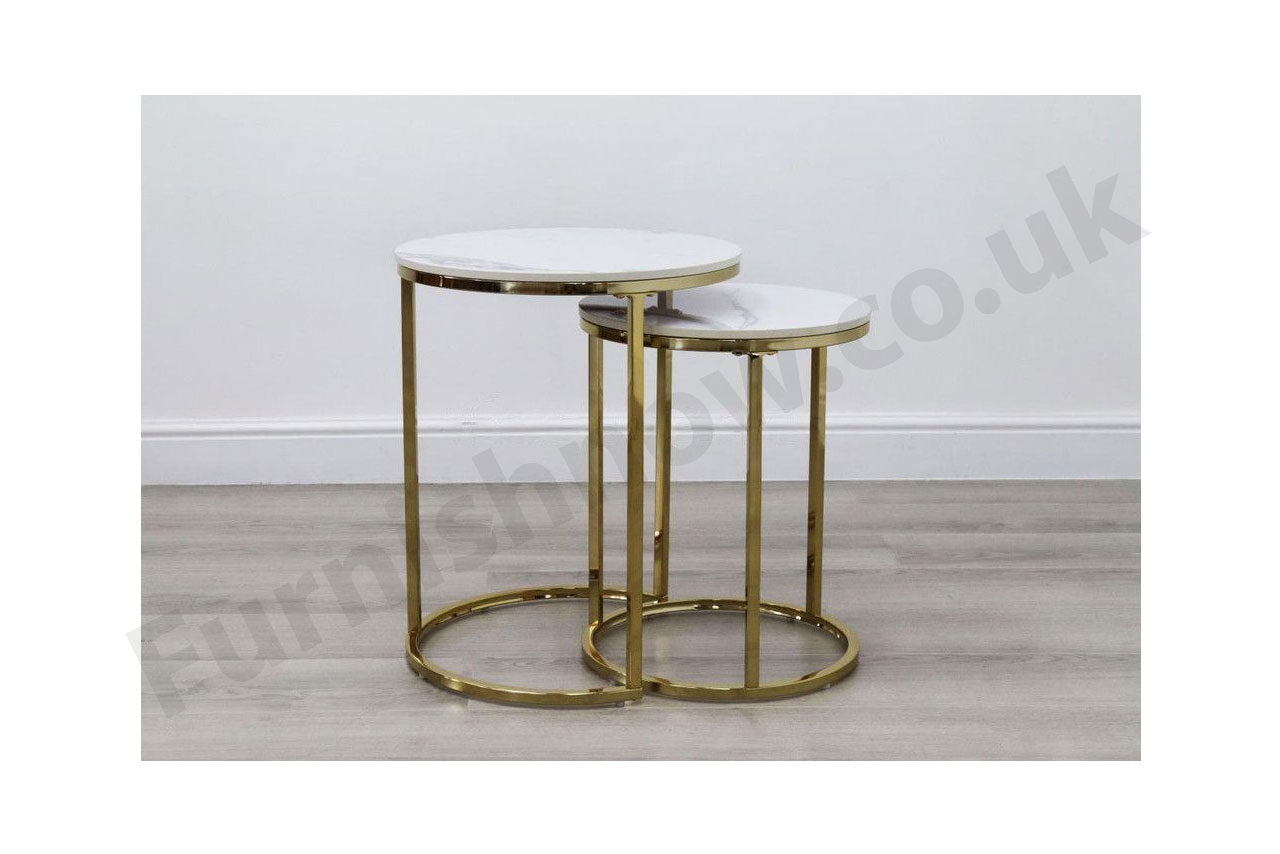 Gold Nest of Table