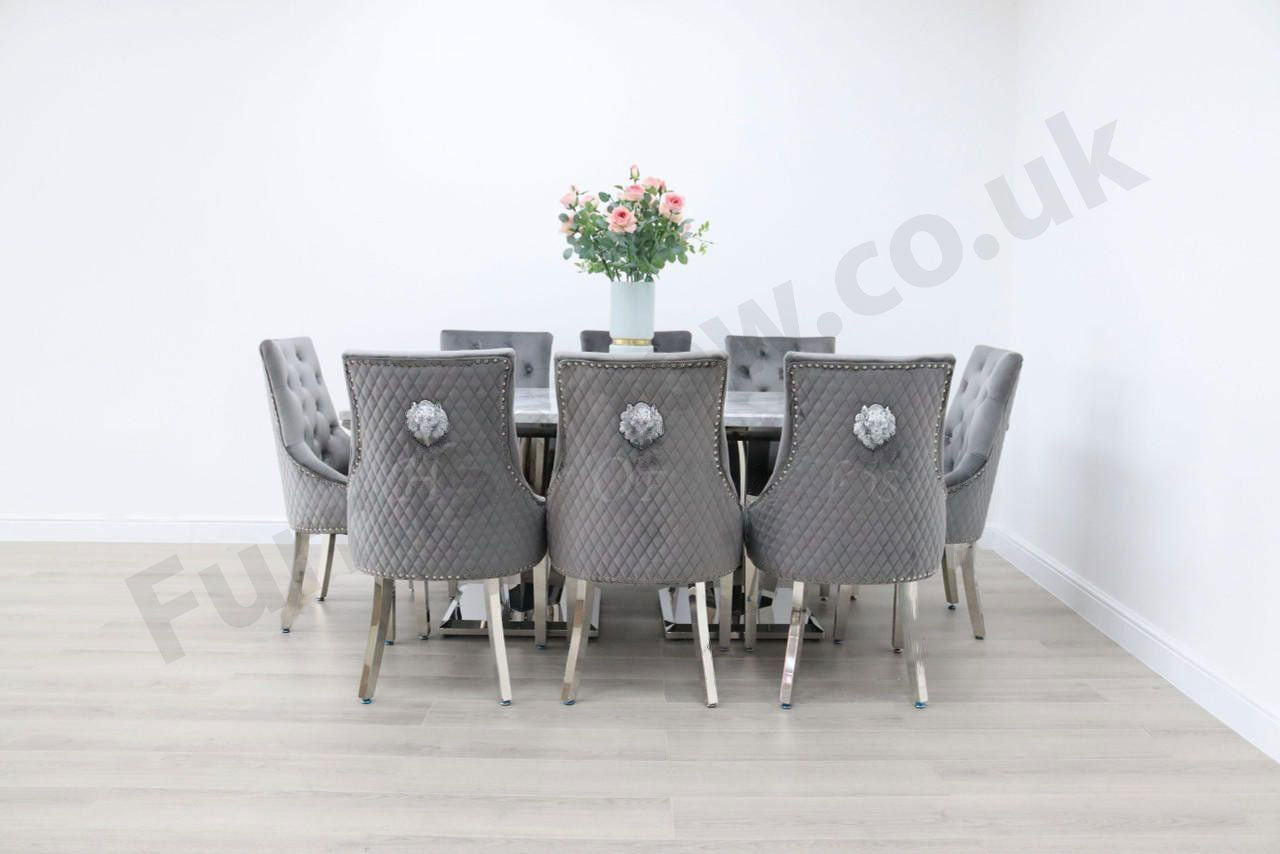 Sorrento Dining Table & 8 Madrid Chairs