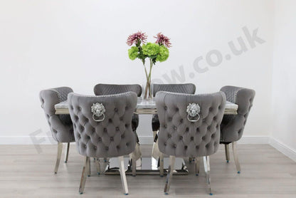 Sicily Table & 6 Valencia Chairs