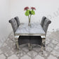 1.5m Rome & 4 Leon Chairs