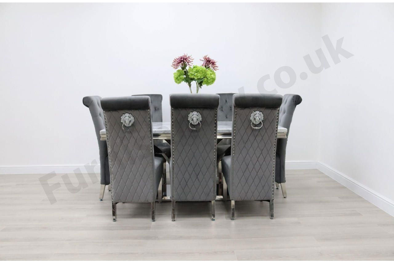 Sicily Table & 8 Leon Chairs