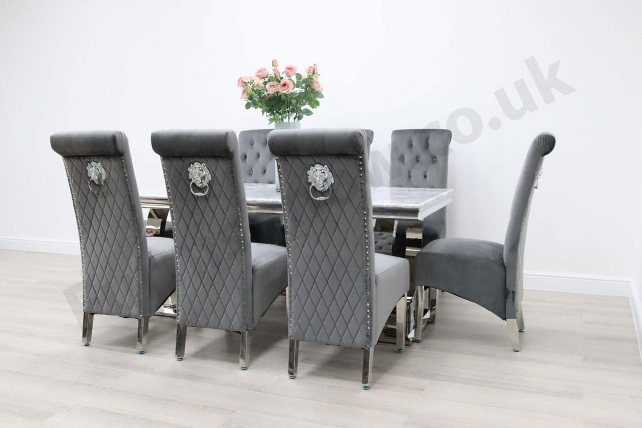 Venice Table & 8 Leon Chairs