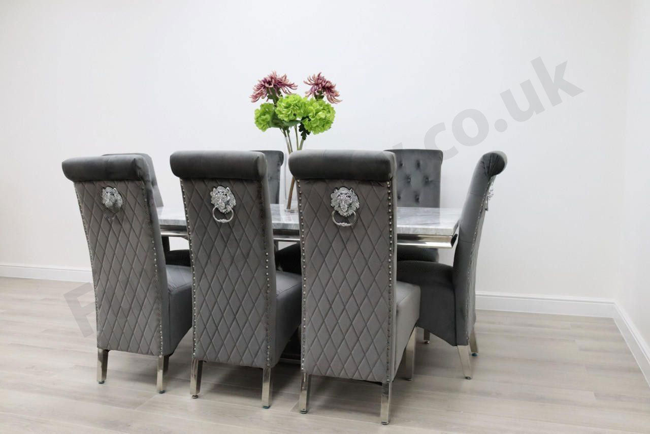 Sicily Table & 8 Leon Chairs