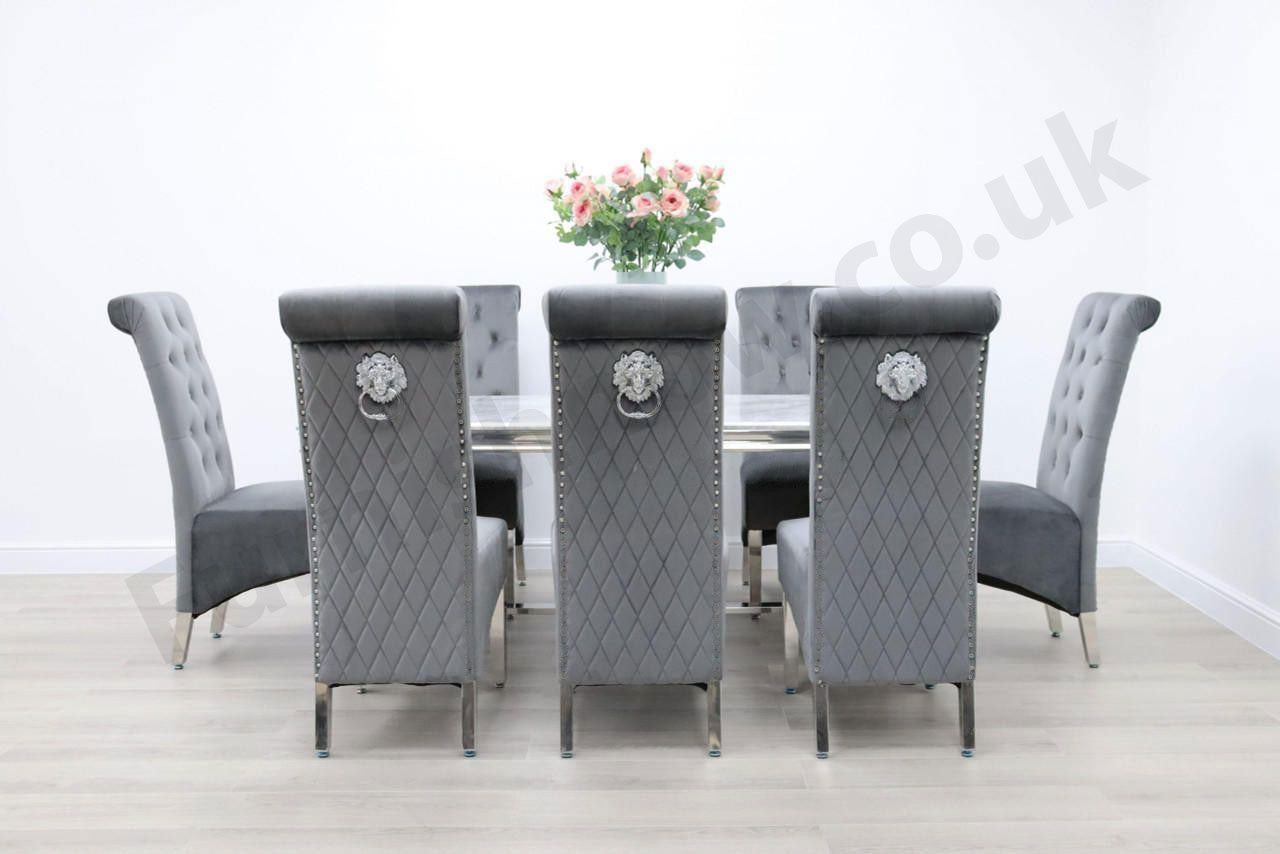 Venice Table & 8 Leon Chairs