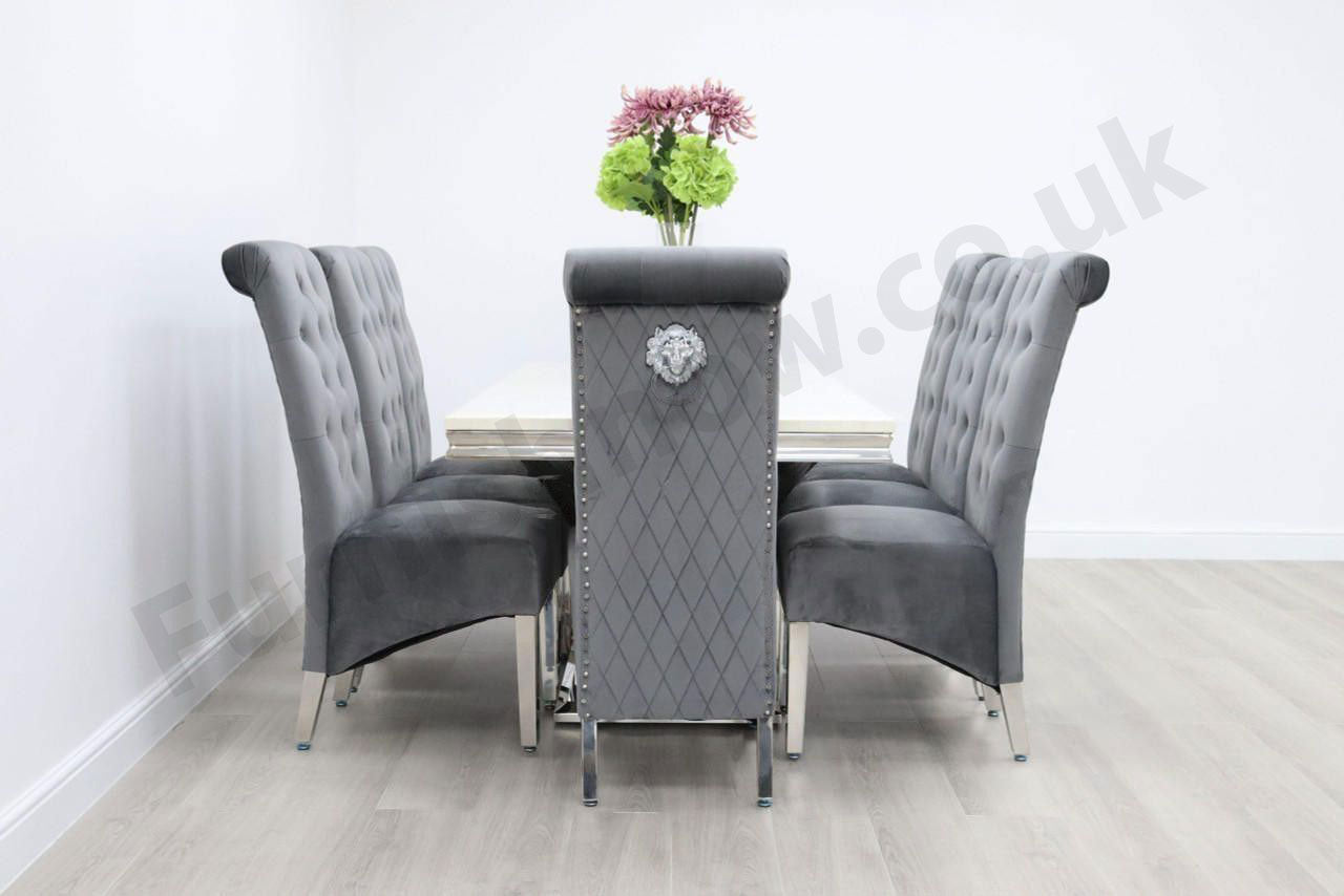 Sicily Table & 8 Leon Chairs