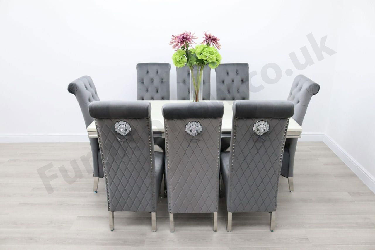 Sicily Table & 8 Leon Chairs