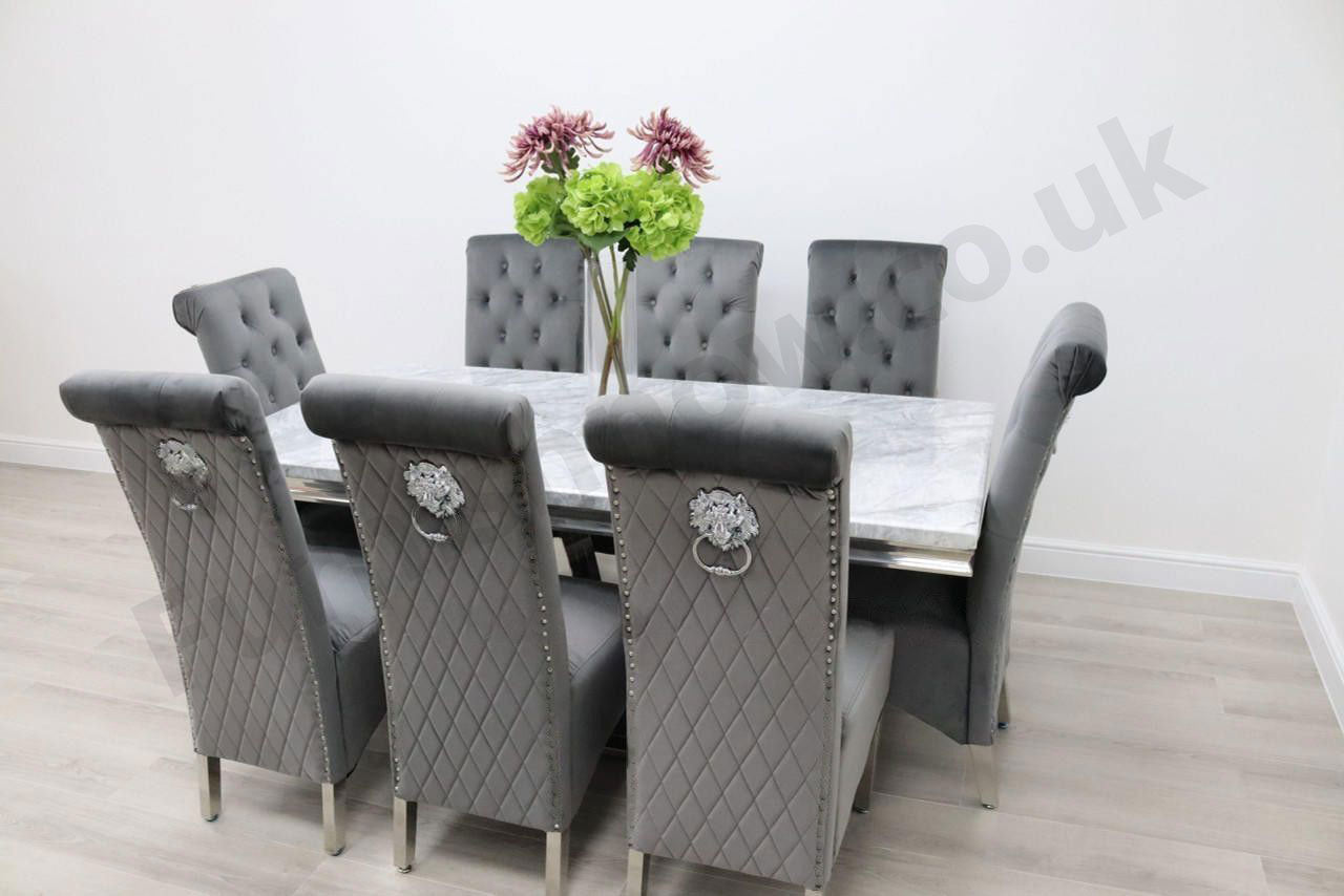 Sicily Table & 8 Leon Chairs