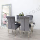 1.5m Rome & 4 Malaga Chairs