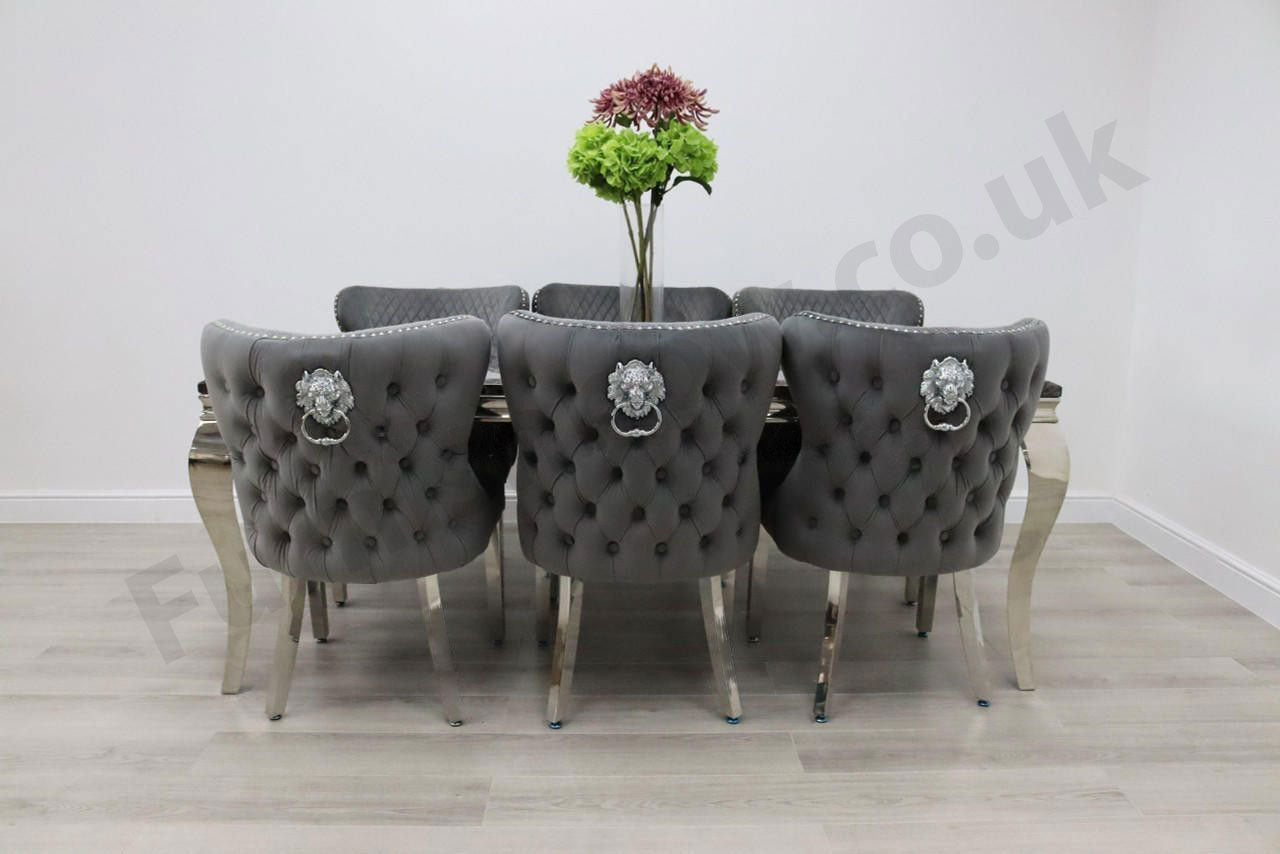 2m Rome & 6 Valencia Chairs