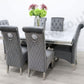 Sicily Table & 6 Leon Chairs