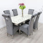 Sicily Table & 6 Leon Chairs