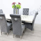 Sicily Table & 6 Leon Chairs