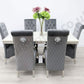 Sicily Table & 6 Leon Chairs