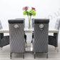 Sicily Table & 6 Leon Chairs