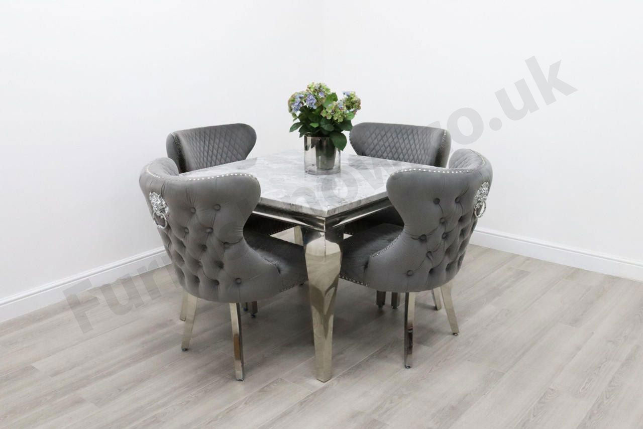 1m Rome & 4 Valencia Chairs