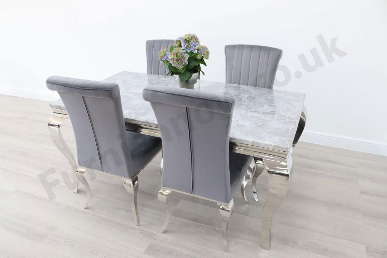 1.8M Rome & 4 Malaga Chairs