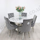 1.3m Round Sorrento & 4 Madrid Chairs