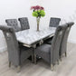 Sicily Table & 6 Leon Chairs