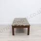 Lyon Brown Marble Effect Coffee Table