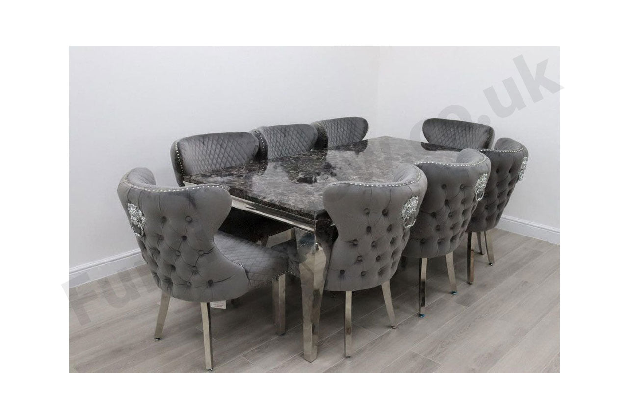 2m Rome & 8 Valencia Chairs